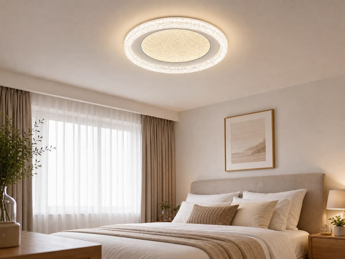 Awta LED ceiling light product scene for bedroom OEM and ODM programs